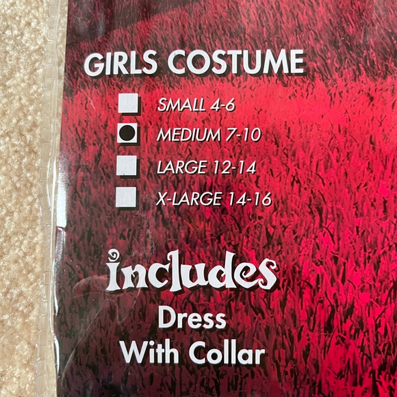 🧛♀️Girl’s Vampire Halloween Costume: - Picture 5 of 5